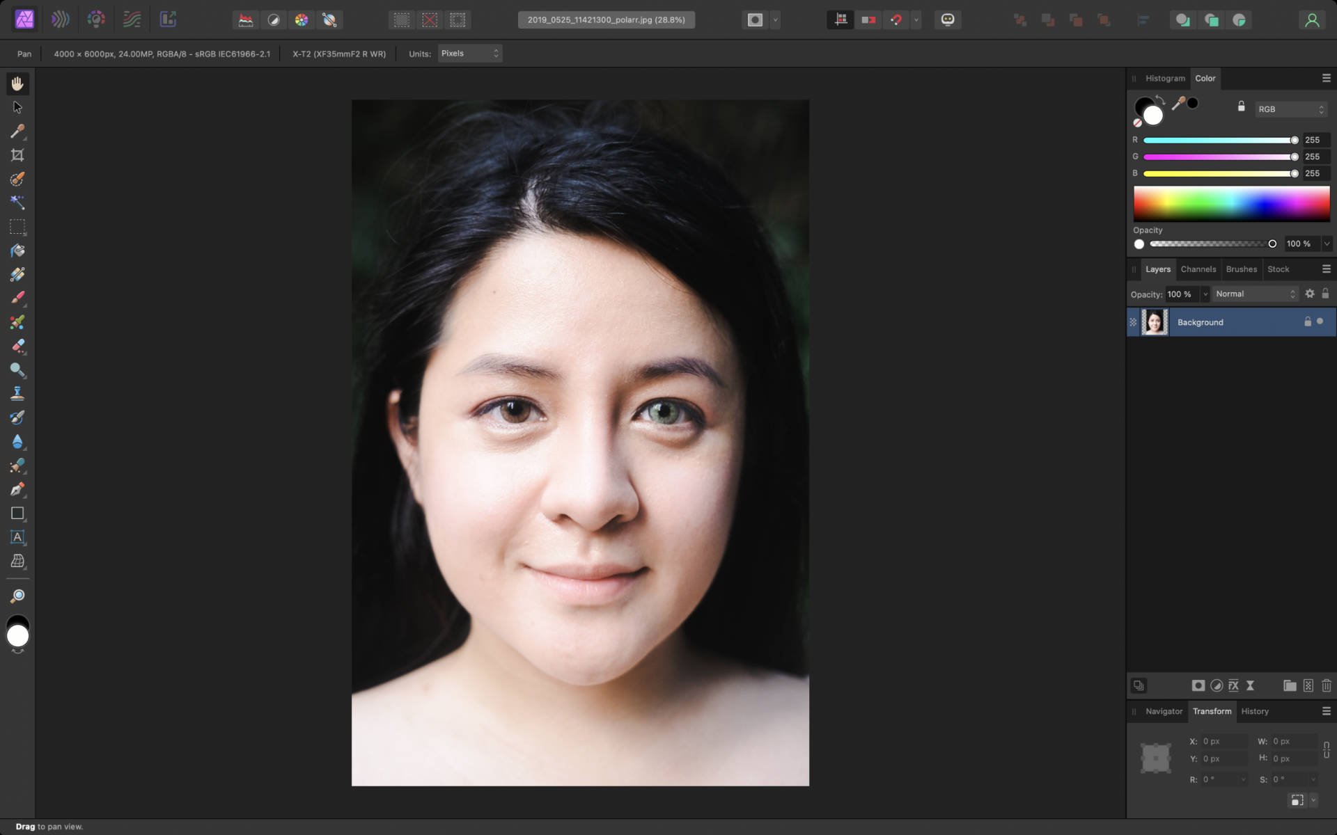 affinity photo 2 editing app